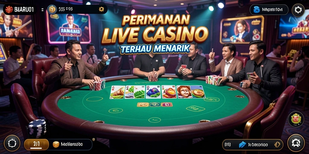 Tampilan gameplay <strong>BARU01</strong> yang mendebarkan di permainan Live Casino.