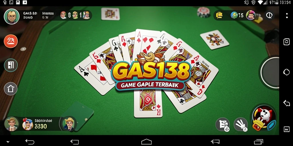Screenshot GAS138 menampilkan permainan Gaple yang seru dan interaktif.