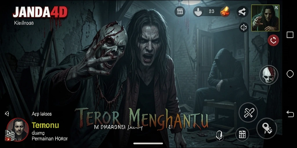 Tangkapan layar dramatis JANDA4D menampilkan aksi horor yang mendebarkan.