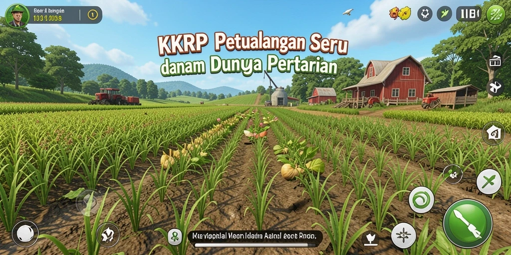 Gameplay seru di KKRP menunjukkan proses bertani yang menyenangkan.