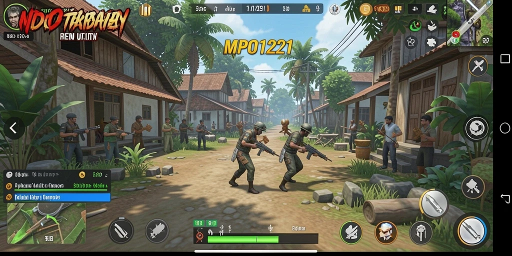 Screenshot MPO1221 menampilkan antarmuka aplikasi Utility yang sederhana.