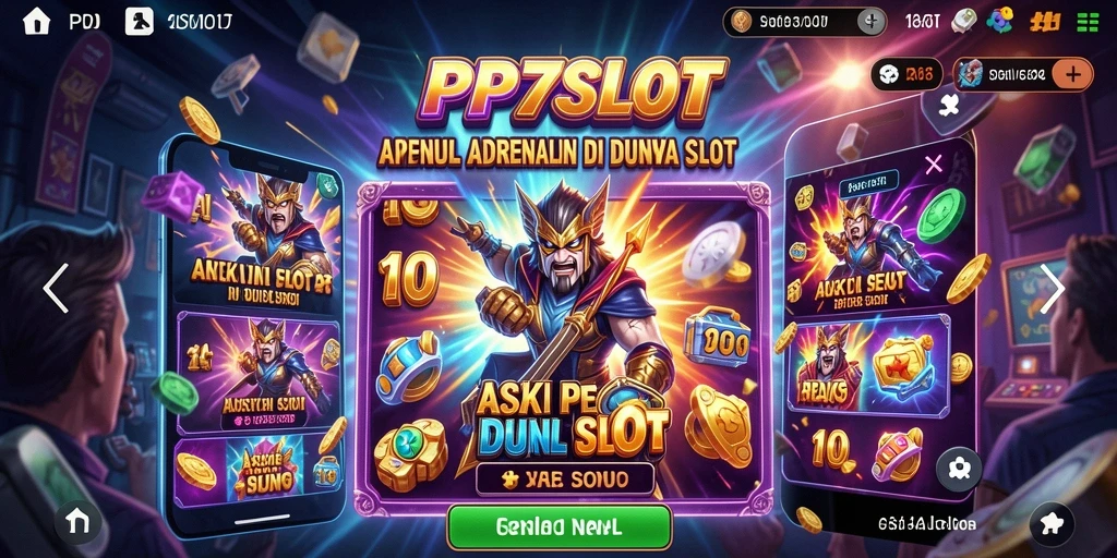 Screenshot utama PP7SLOT menampilkan gameplay mendebarkan dan karakter aktif.