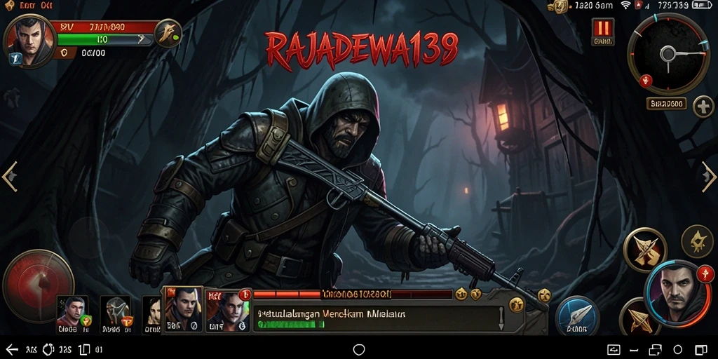 Screenshot dari gameplay <strong>RAJADEWA138</strong> yang menunjukkan suasana menegangkan.