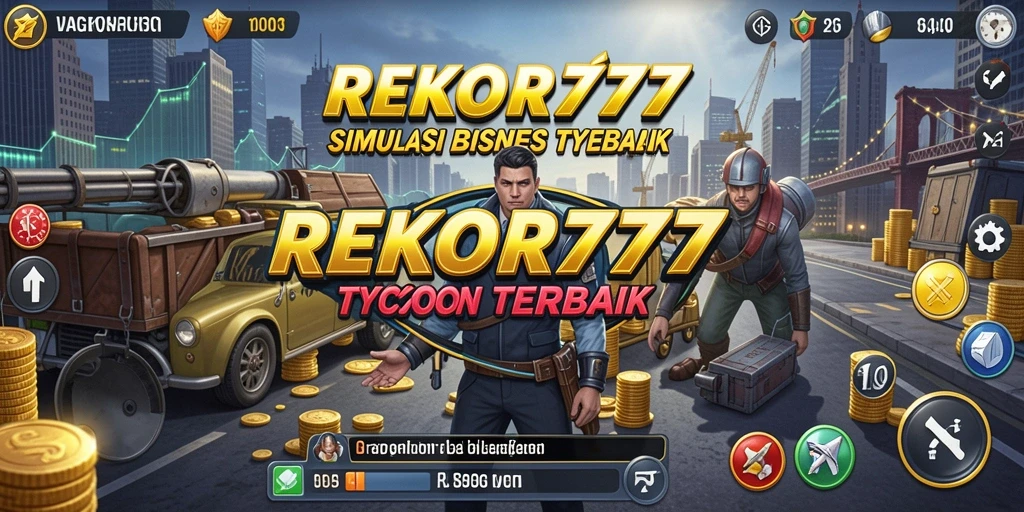 Tampilan gameplay <strong>REKOR777</strong> yang dinamis dan menarik dalam pengelolaan bisnis.