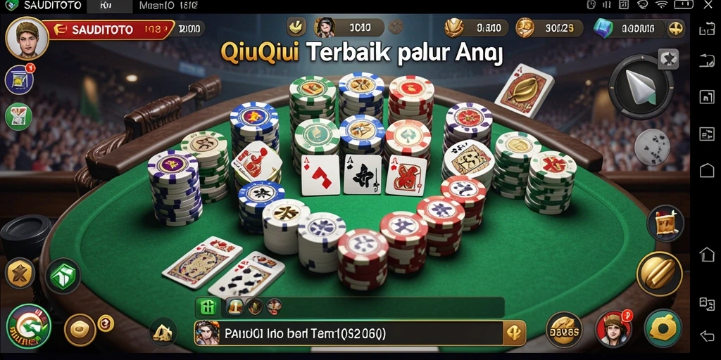 Gameplay seru QiuQiu di SAUDITOTO yang menantang.