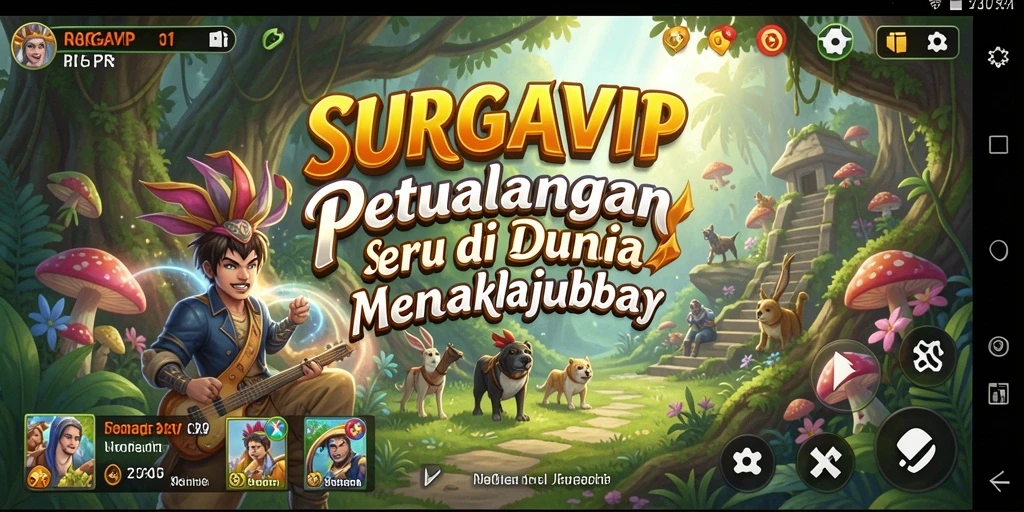 Screenshot gameplay SURGAVIP menampilkan aksi seru dan petualangan epik.