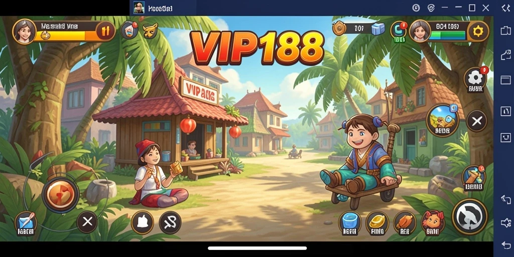 Screenshot utama <strong>VIP188</strong> menampilkan aksi santai yang menghibur.